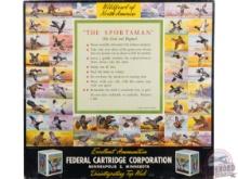 Federal Cartridge Co. "The Sportsman" Wildfowl Of North America Cardboard Display Sign