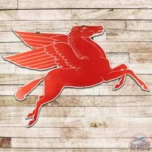 Mobil Pegasus Rare 2-Piece Right Facing Cookie Cutter Sign