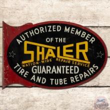 Shaler Tire and Tube Repairs DS Tin Flange Sign