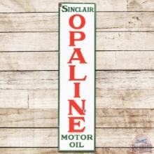 Sinclair Opaline Motor Oil Vertical SS Porcelain Sign