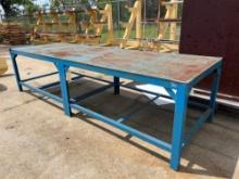 Lot of (2) Metal Tables: Each 48? x 72? x 36? high - See Photo