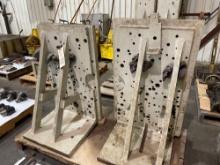 Set of 2 Angle Plates: (1) 24" x 20" x 38", (1) 22" x 20" x 36"