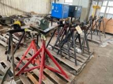 Lot of Roller Stands; assorted size and heights. See Photo