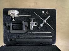 Lot of 2 New Starrett 196A1Z Universal Back Plunger Dial Indicator W/ Attachment and Case.