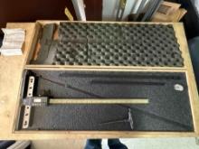 Mitutoyo Digimatic Depth Gage Set Series 571 in wooden case. See photo.