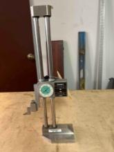 Phase II Dual Twin Beam 12? Dial Height Gage 0.001? w/ Digit Counter Gauge