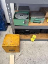 Lot of 4 Boxes of Weights for Tester, Dead Weight. See Photo.