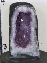 Beautiful Deep Purple Amethyst Geode Cathedral from Brazil ROCKS, MINERALS, CRYSTALS