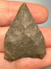 1 5/16" Onondaga Chert Jacks Reef Pentagonal, Found on Taylors Island, MD, Ex: Drapper,