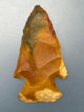 NICE 2 1/4" Horse Creek Chert Point, Stemmed, Found in Tennessee, Ex: Podpora Collection