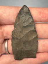 2 3/16" Chert Side Notch, Found in Pennsylvania