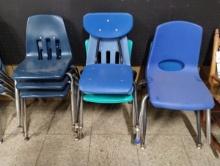 7 CHILDRENS DAYCARE CHAIRS