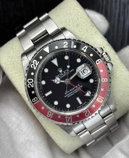 Rolex GMT MASTER II Coke on Oystersteel Comes with Box & Papers