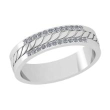 0.18 Ctw SI2/I1 Diamond Style 14K White Gold Eternity Band Ring