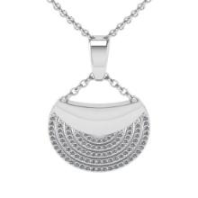 0.45 Ctw VS/SI1 Diamond 14K White Gold Necklace ALL DIAMOND ARE LAB GROWN