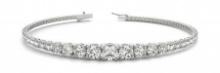 14K WHITE GOLD 5 CTW G-H VS2/SI1 BRACELET LAB-GROWN DIAMOND