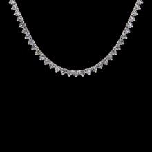 2.24 CtwVS/SI1 Diamond Prong Set 14K Rose Gold Slide Necklace (ALL DIAMOND ARE LAB GROWN )