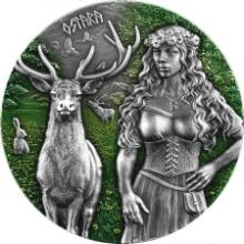 2023 VALKYRIES: OSTARA 2 OZ SILVER BU ULTRA HIGH RELIEF