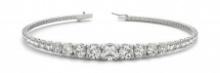 14K WHITE GOLD 5 CTW G-H I1/I2 BRACELET LAB-GROWN DIAMOND