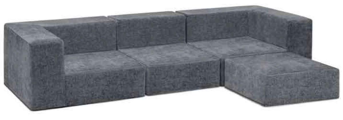 Delta Children Cozee 4-Piece Sectional Sofa Set