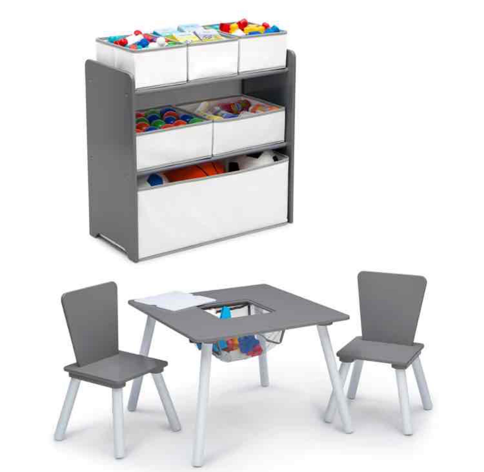 Delta Children 4-Piece Toddler Playroom Set