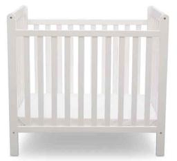 Delta Children Classic Mini Crib with 2.75-inch Mattress - Convertible to Twin Bed