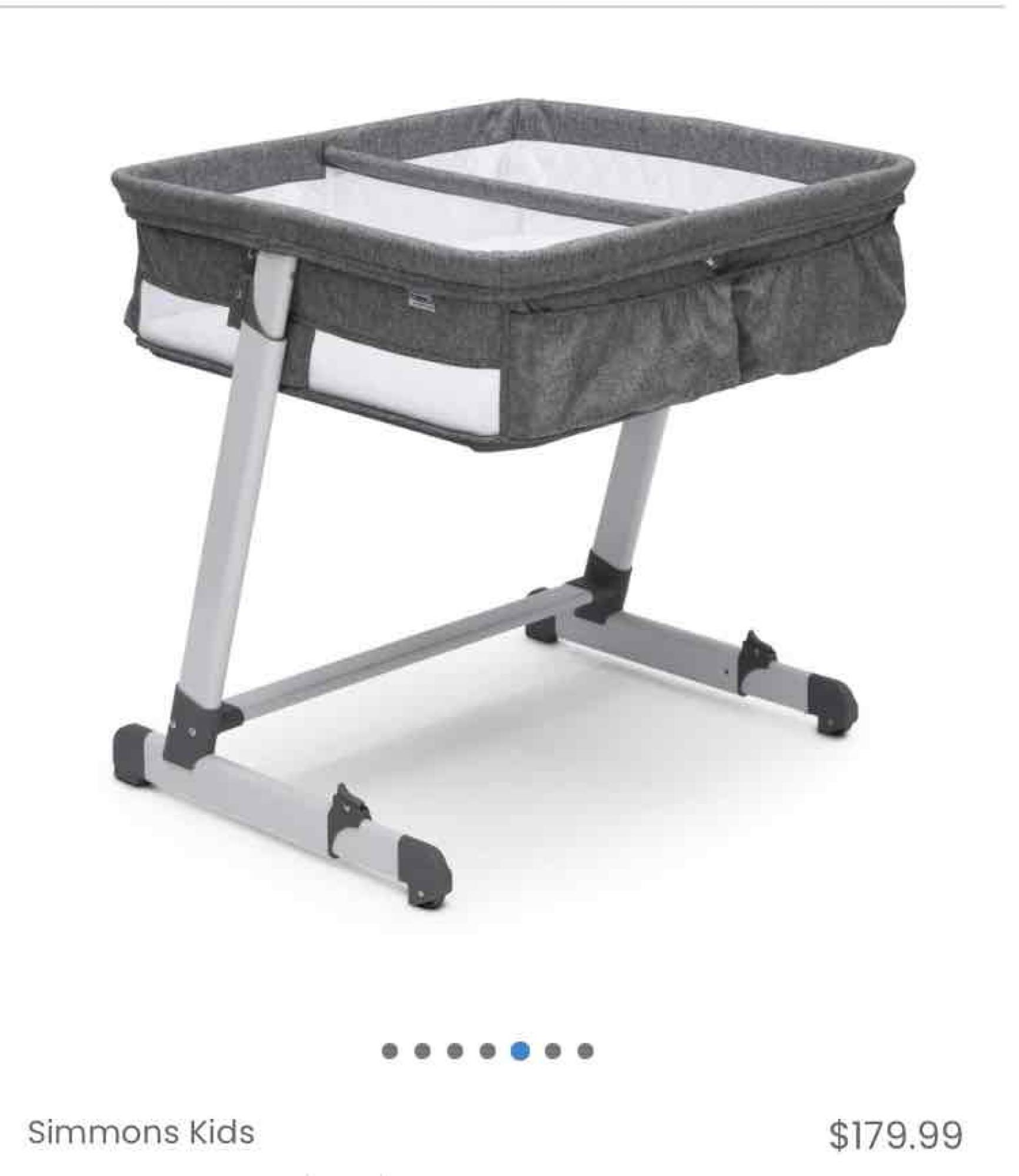 Simmons Kids By The Bed Twin City Sleeper Bassinet