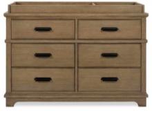 Asher 6 Drawer Dresser with Changing Top and Interlocking Drawers