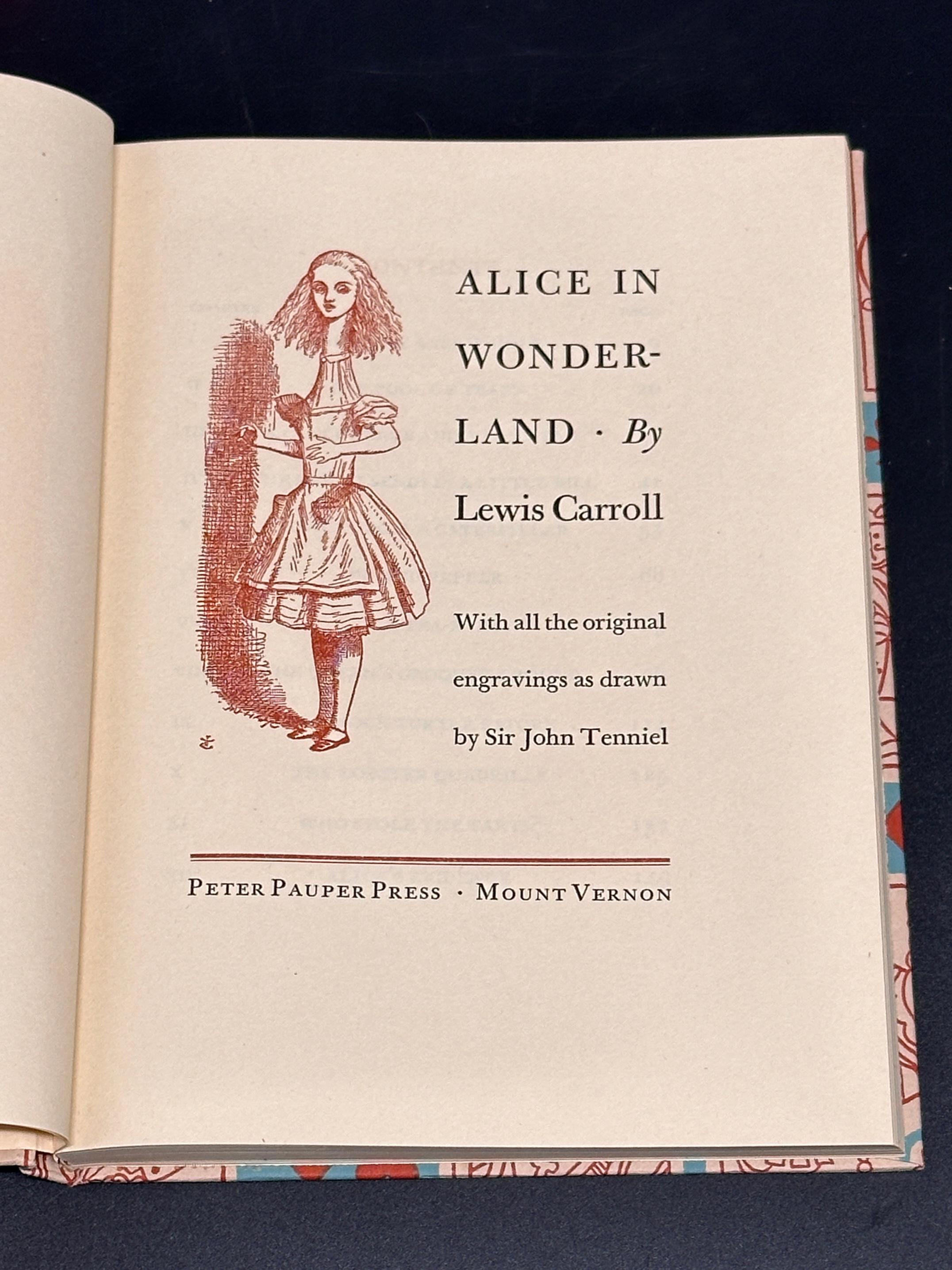 Lewis Carroll Alice in Wonderland Books