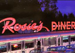 Rosie's Diner Lucinda Lewis Roadside America Poster