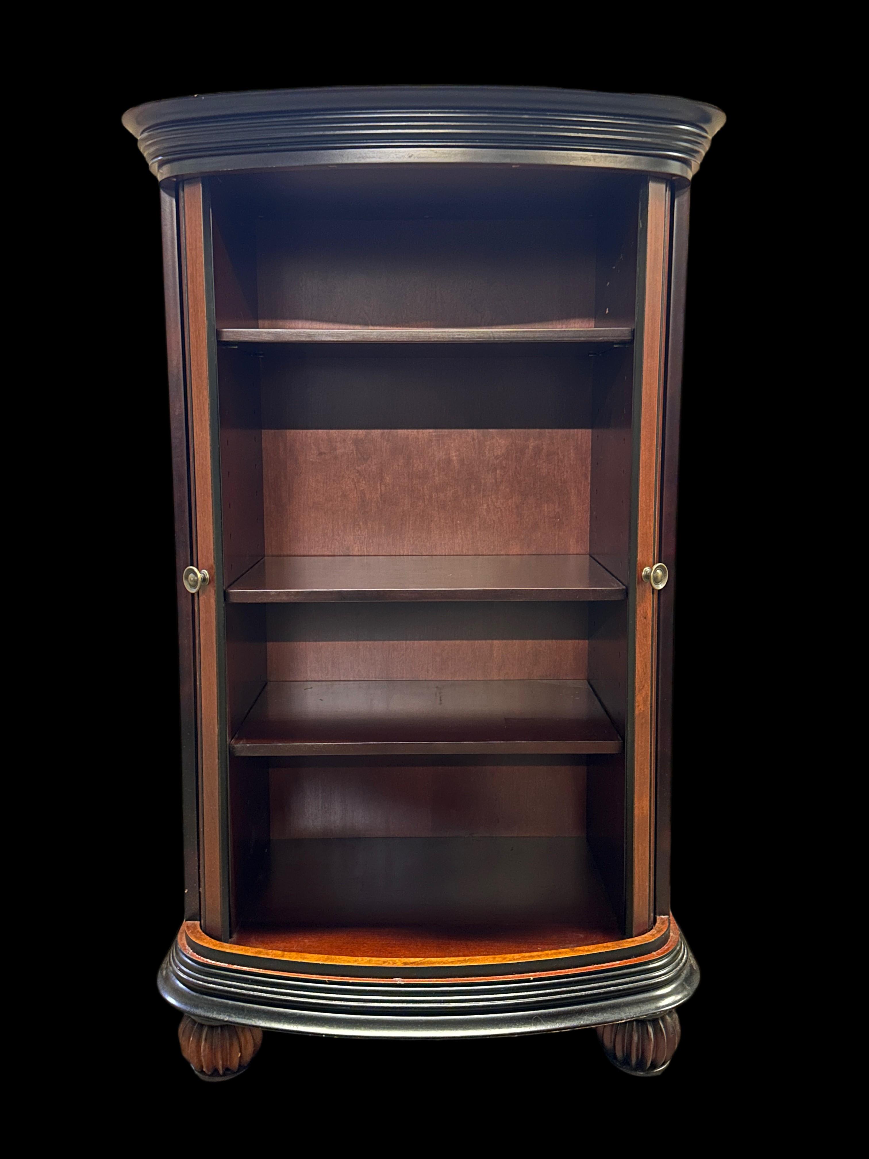 The Bombay Co. Transitional Tambour Dry Bar Cabinet