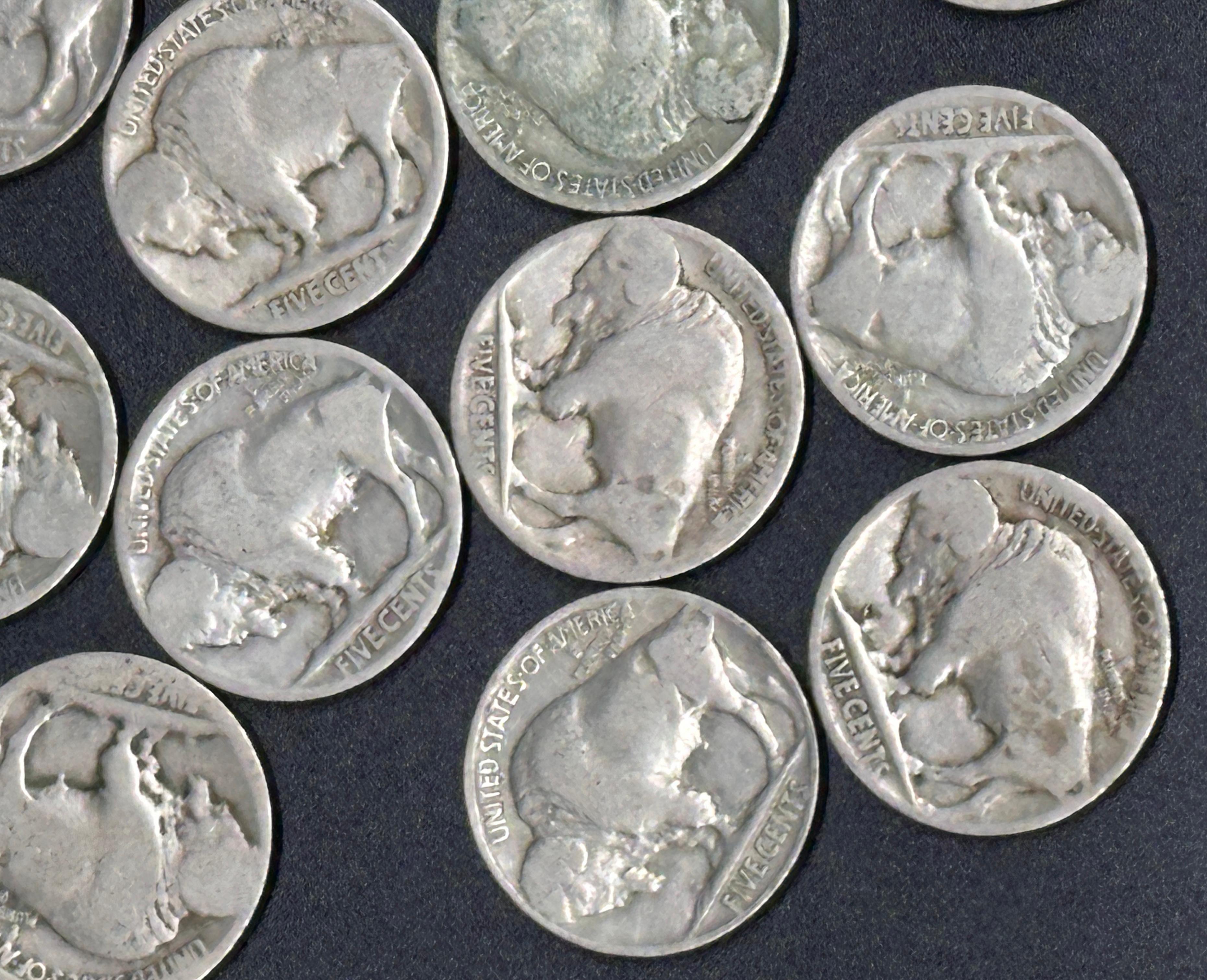 Collection of Buffalo Indian Head Nickels