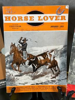 Assortment of Vintage Horse and Horse Related Reading Materials