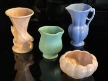 Four American Pottery Vases