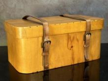 Bentwood Box w/ Leather Strap Buckles