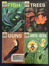 (4) The How and Why Wonder Books of Fish, Trees, Guns and Ants and Bees