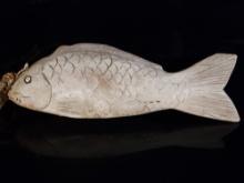 Primitive Wood Carved Fish