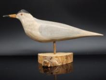 Carved Wood Bird on Base