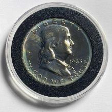 1963 Franklin Proof Silver Half Dollar in Capsule