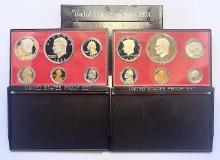 (2) 1978 United States Proof Sets (one set without box) 12-coins