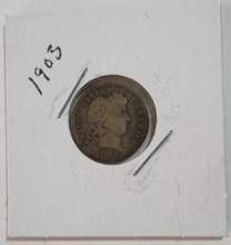 1903 BARBER DIME COIN