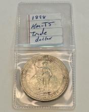 1898 1 Dollar British Trade Dollar Silver Coin
