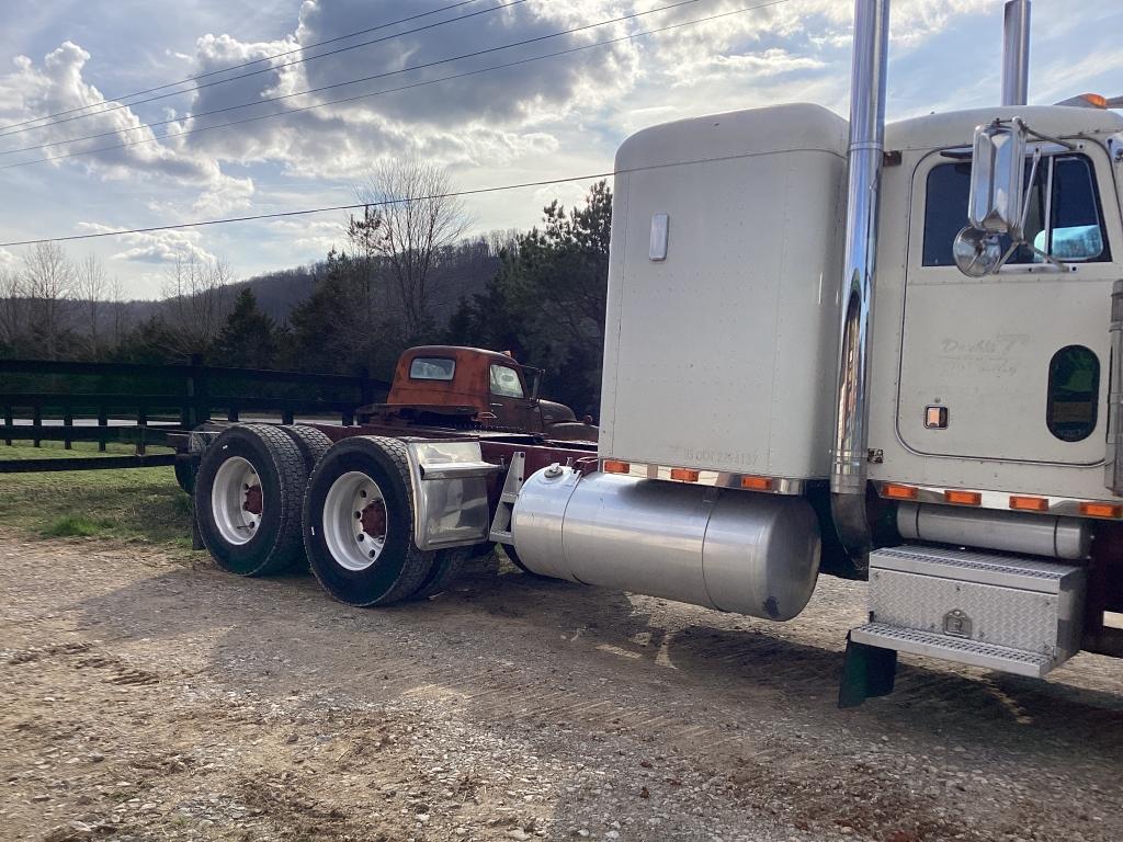 1990 PETERBILT 379 EXT HOOD SLEEPER TRACTOR