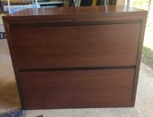 2 Drawer lateral file cabinet with key