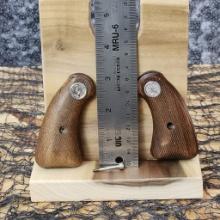 COLT REVOLVER WOOD GRIPS