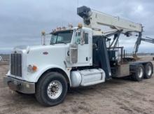 Terex TM3851 19 ton Straight Boom on 2008 Peterbilt 367 6x4 Boom Truck