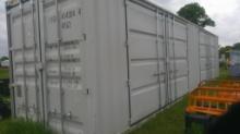 40 ft High cube container 2 door