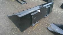 78 in. Skid Steer Bucket with teeth