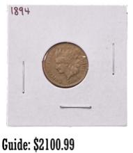1894 Indian Head Penny XF