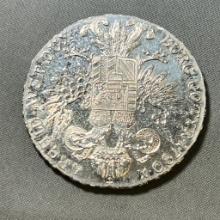 1780 Austria Maria Theresa Silver 1 Thaler Coin
